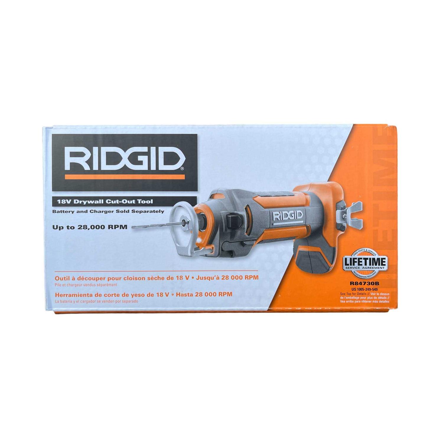 RIDGID 18V Drywall Cut-Out Tool
