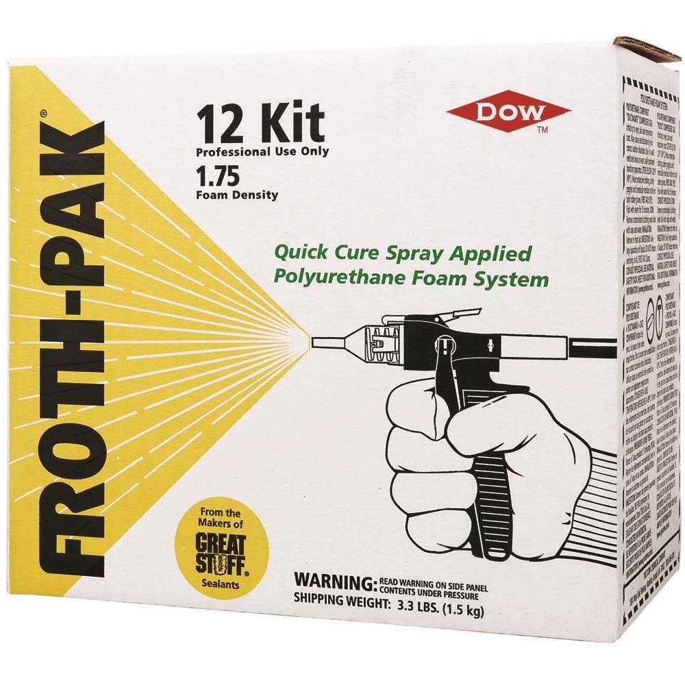 Froth-Pak Foam Sealant Kit,Cream,3 lb 12030014