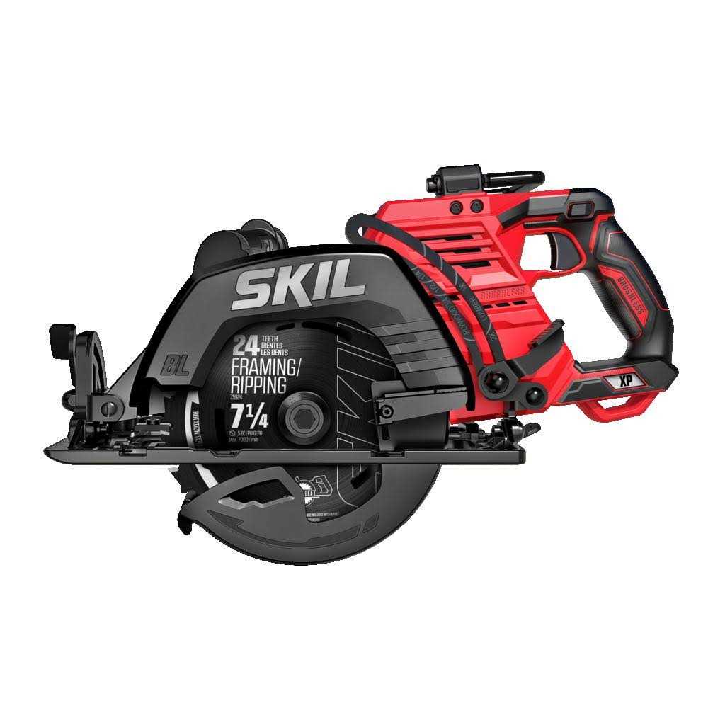 SKIL PWR CORE 20 XP Brushless 7-1/4 Rear Handle Circular Saw Kit CR5429B-20 - Image 2