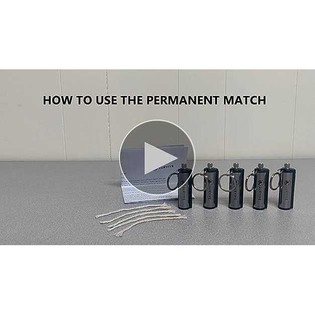 Survive Permanent Match Pack of 5 The Forever Lighter - Image 4