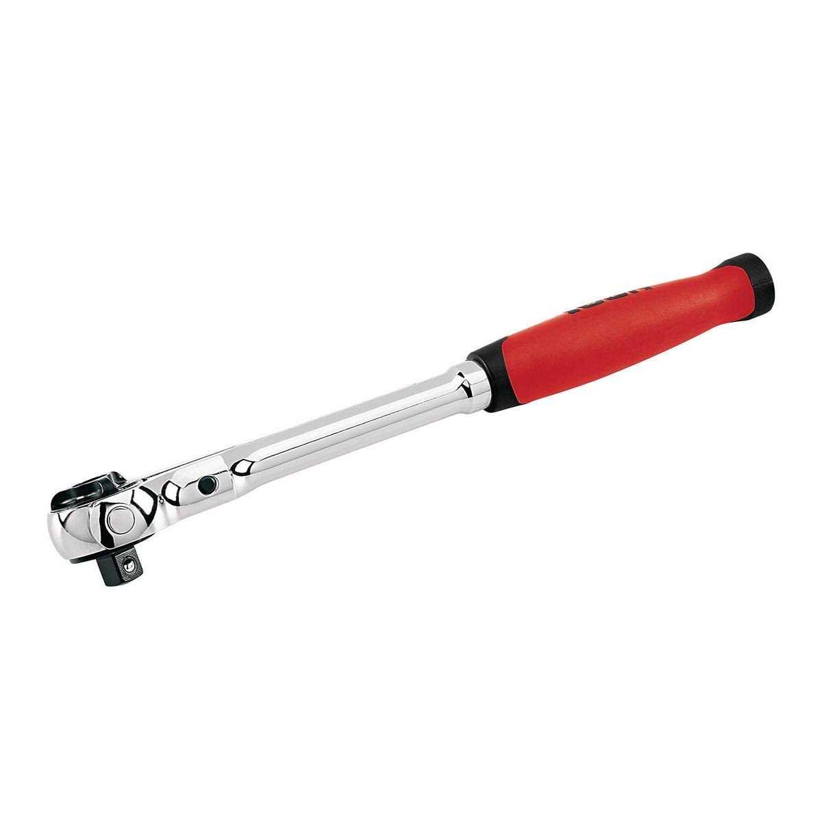 Icon 3/8 in. Drive Professional Swivel Head Ratchet with Comfort Grip