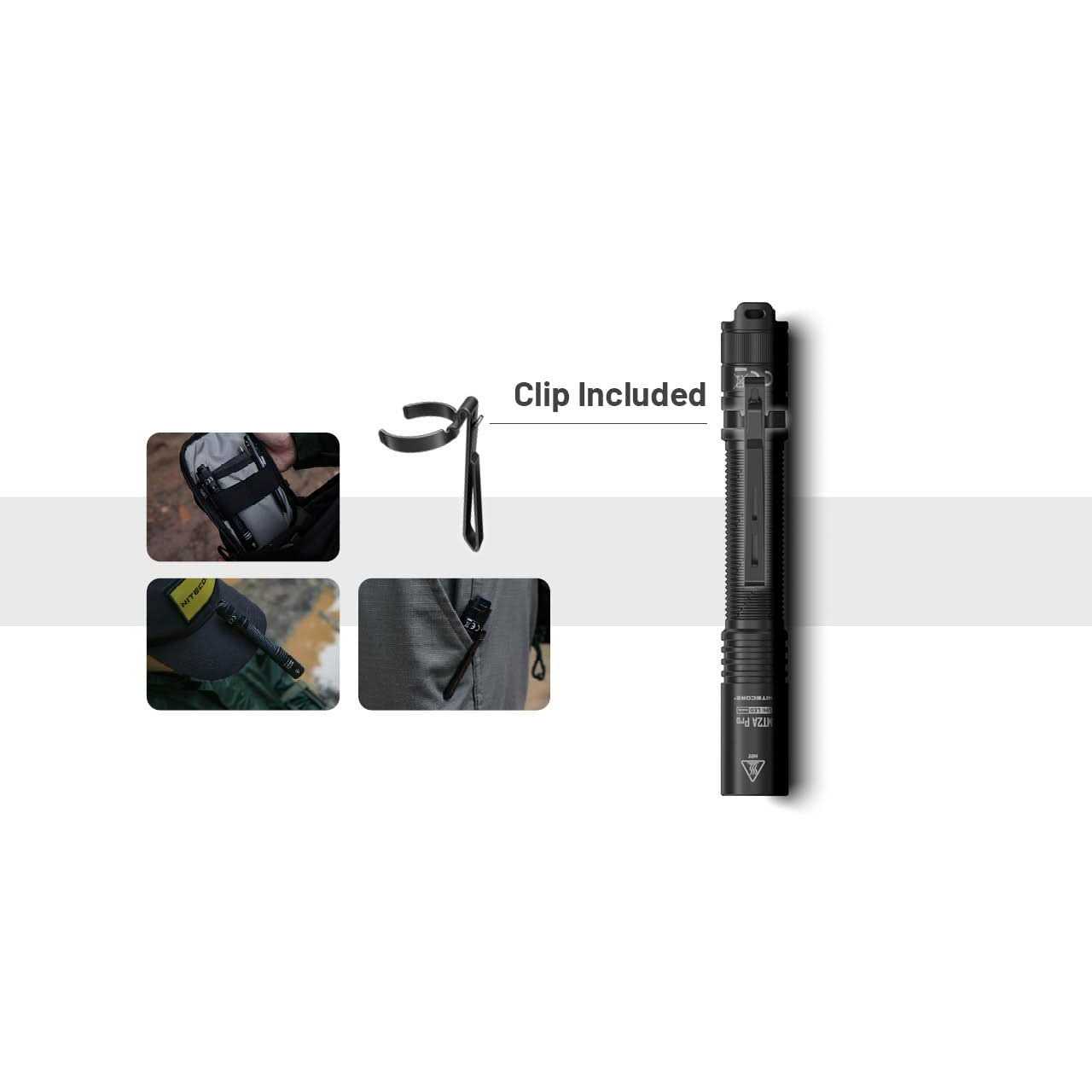 Nitecore MT2A Pro 1000 Lumen LED EDC Rechargeable Flashlight - Image 3