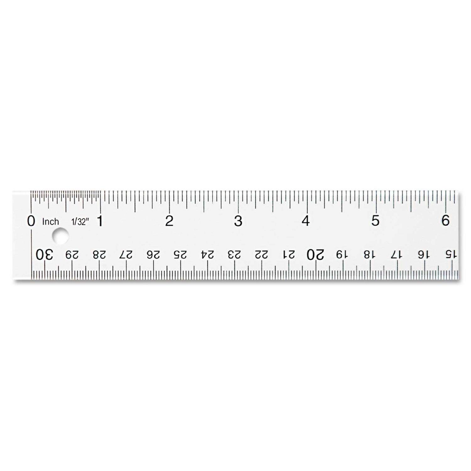 Westcott Acrylic See-Through Ruler