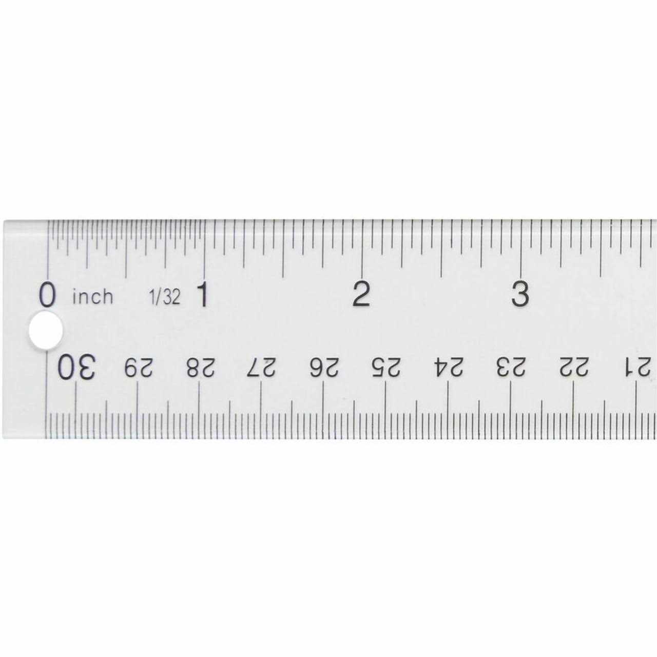 Westcott Acrylic See-Through Ruler - Image 2