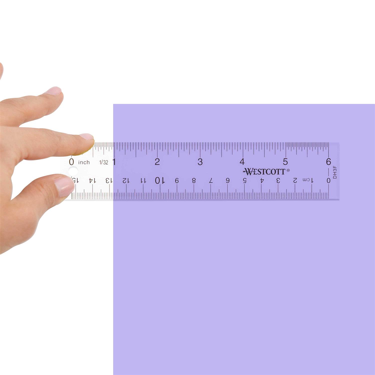 Westcott Acrylic See-Through Ruler - Image 4