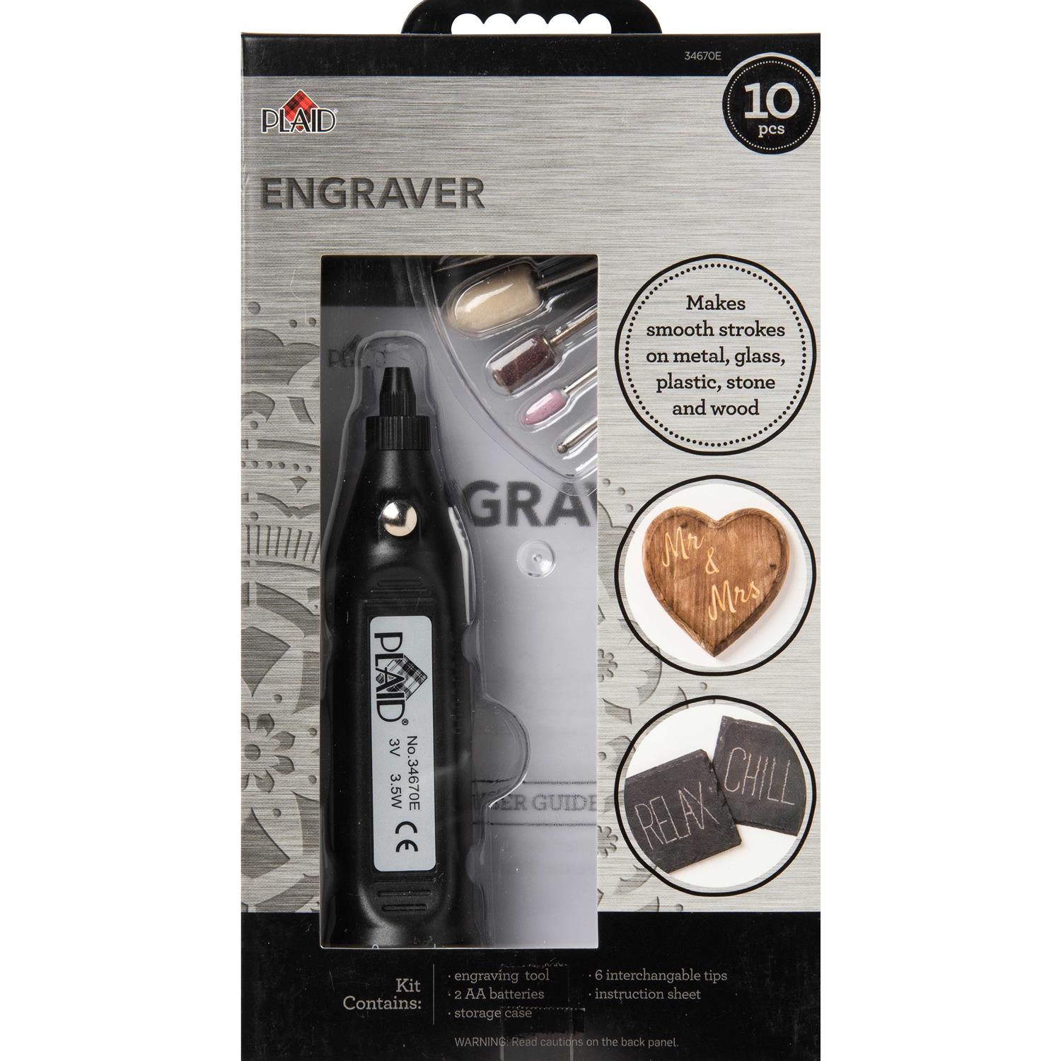 Plaid Crafting Tools Engraver Tool Set