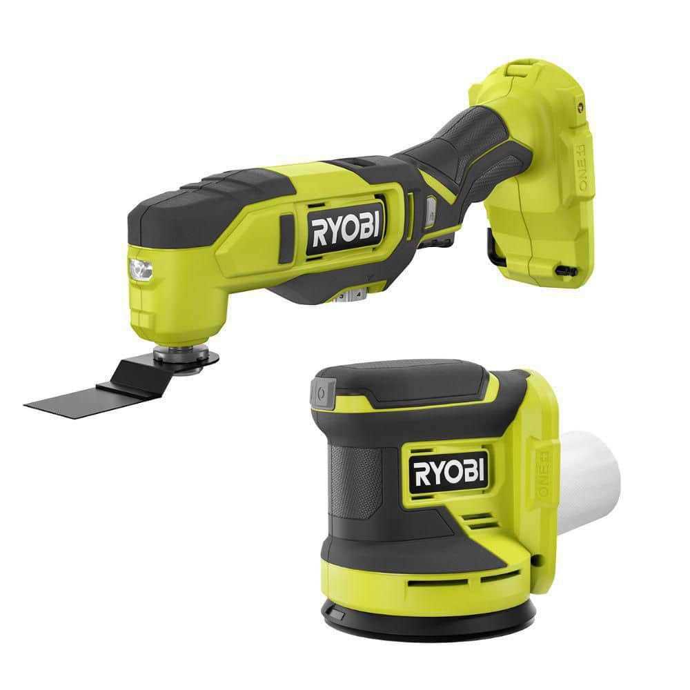 RYOBI ONE+ 18V Cordless 2-Tool Combo Kit with Multi-Tool and 5 in. Random Orbit Sander