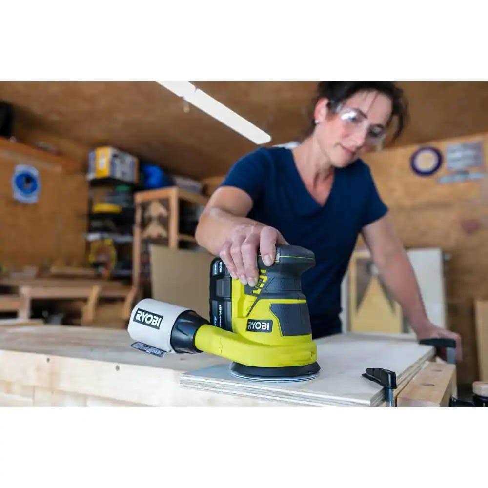 RYOBI ONE+ 18V Cordless 2-Tool Combo Kit with Multi-Tool and 5 in. Random Orbit Sander - Image 2