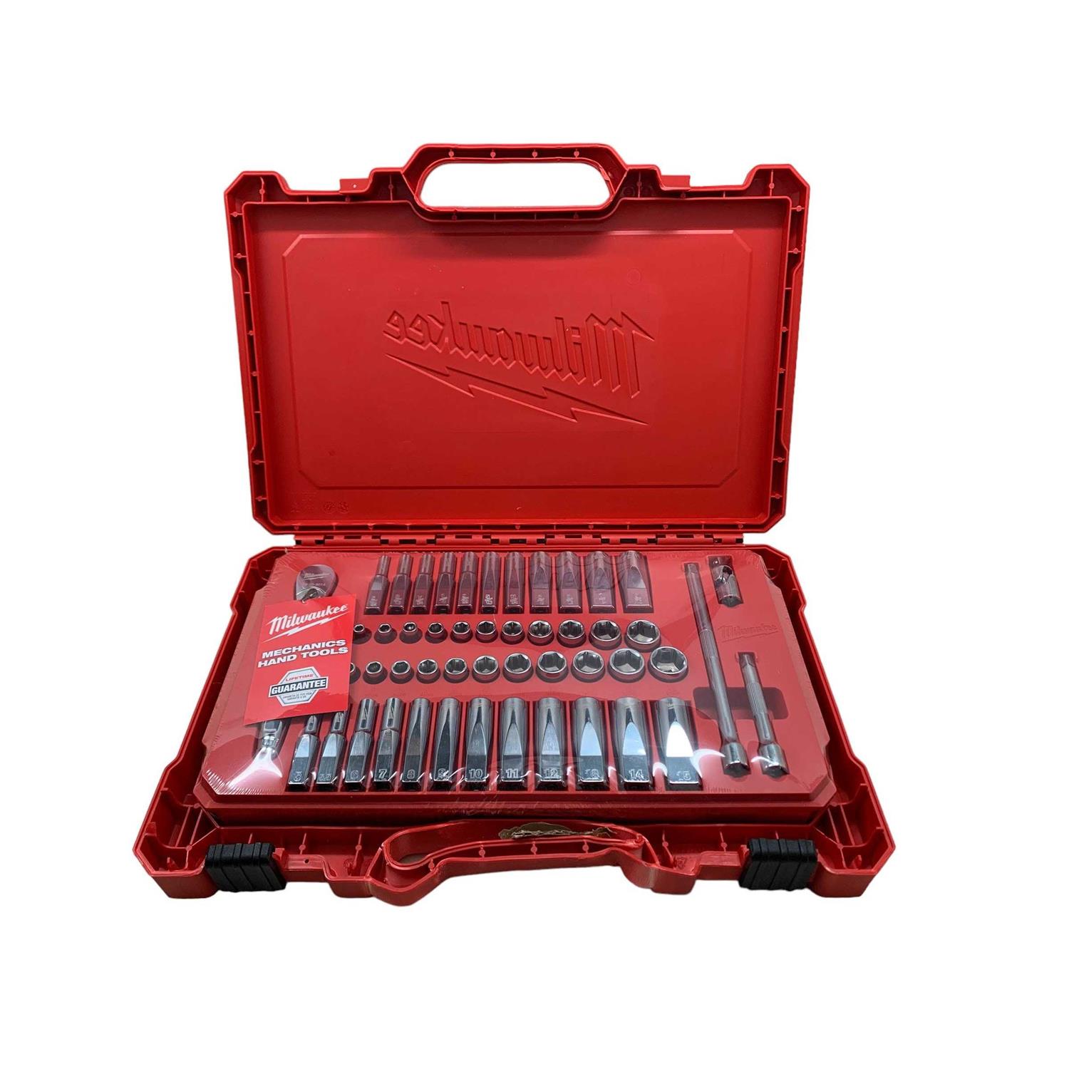 Milwaukee 48-22-9004 1/4 Drive Ratchet & Socket Set
