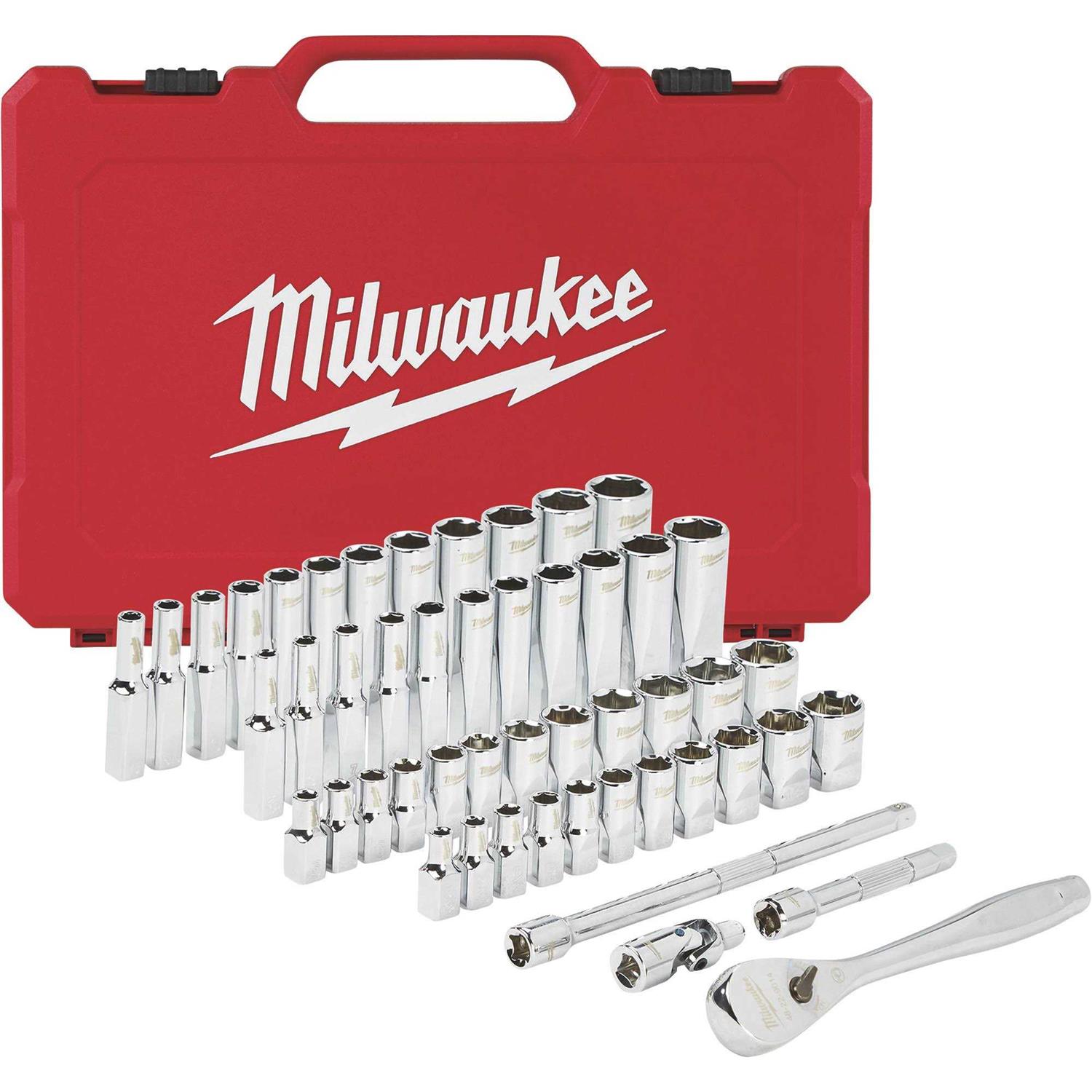 Milwaukee 48-22-9004 1/4 Drive Ratchet & Socket Set - Image 5