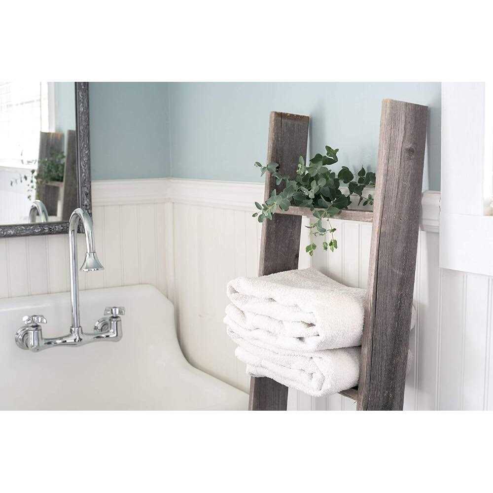 BarnwoodUSA Rustic Decorative Ladder