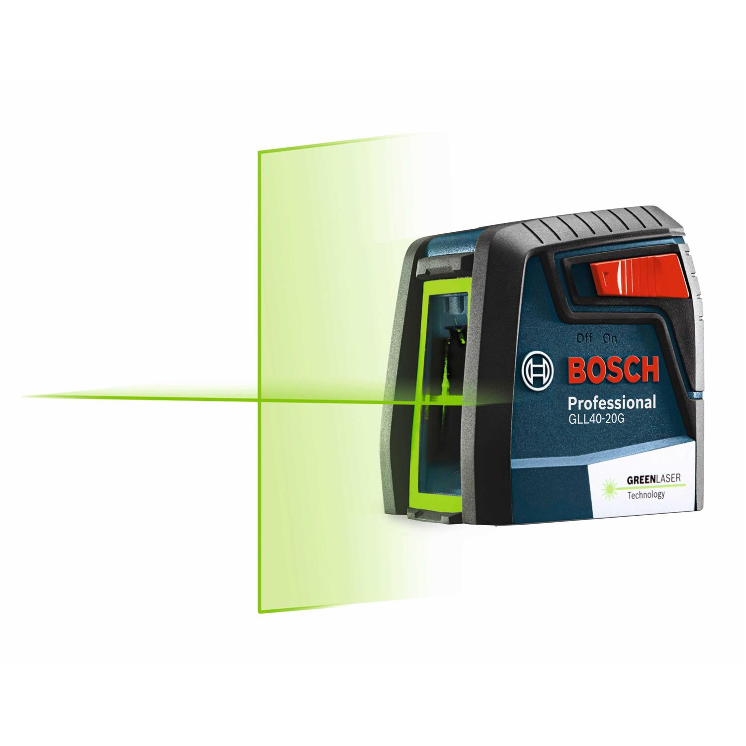 Bosch Gll40-20g Green-Beam Self-Leveling Cross-Line Laser