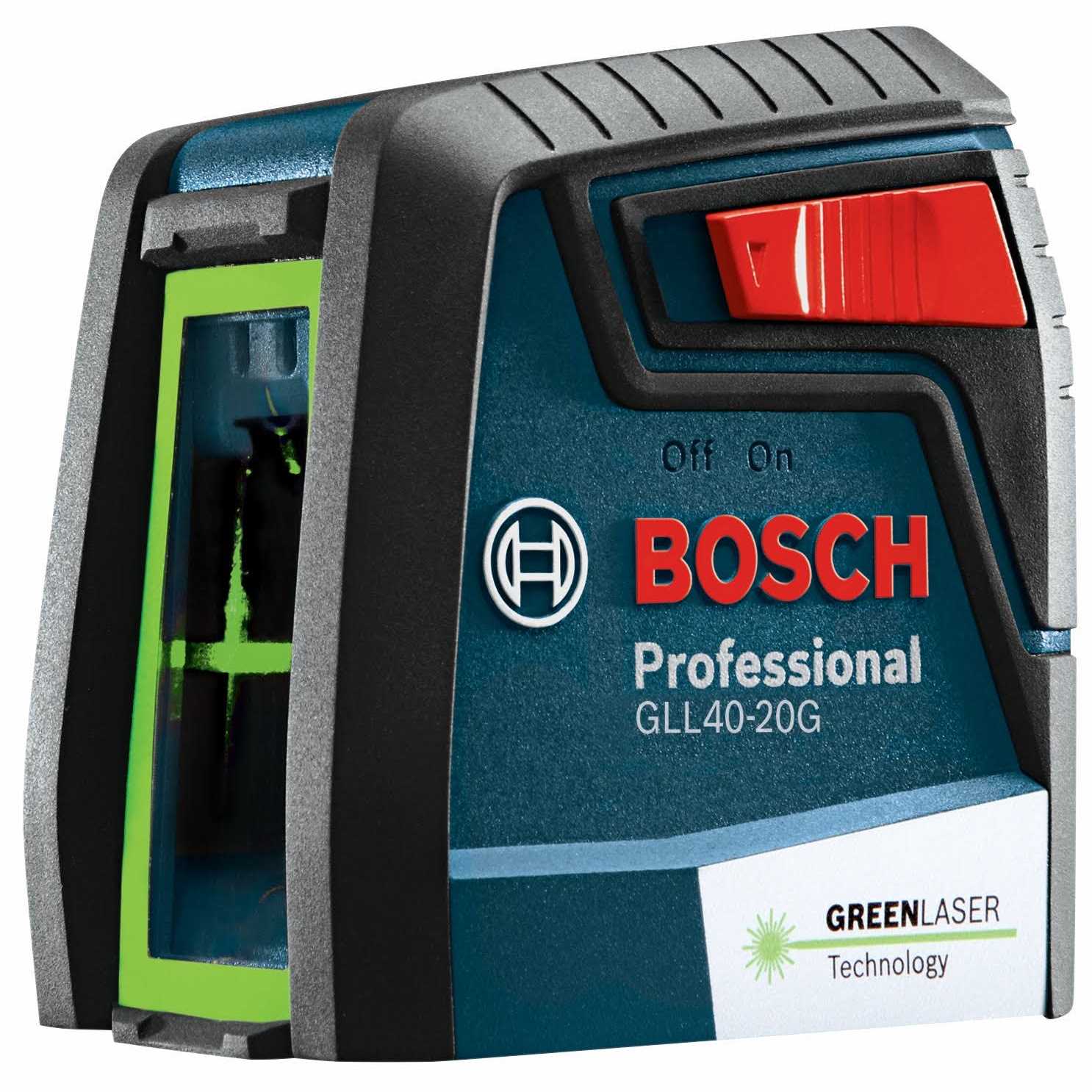 Bosch Gll40-20g Green-Beam Self-Leveling Cross-Line Laser - Image 3