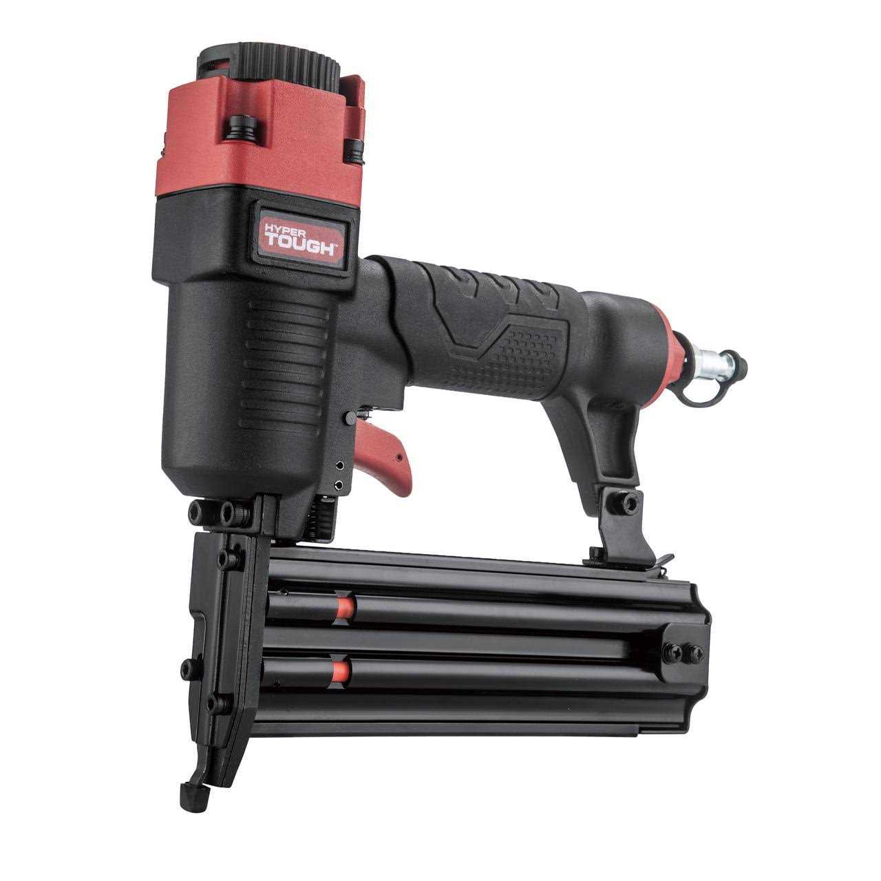 Hyper Tough Pneumatic Brad Nailer with Nails