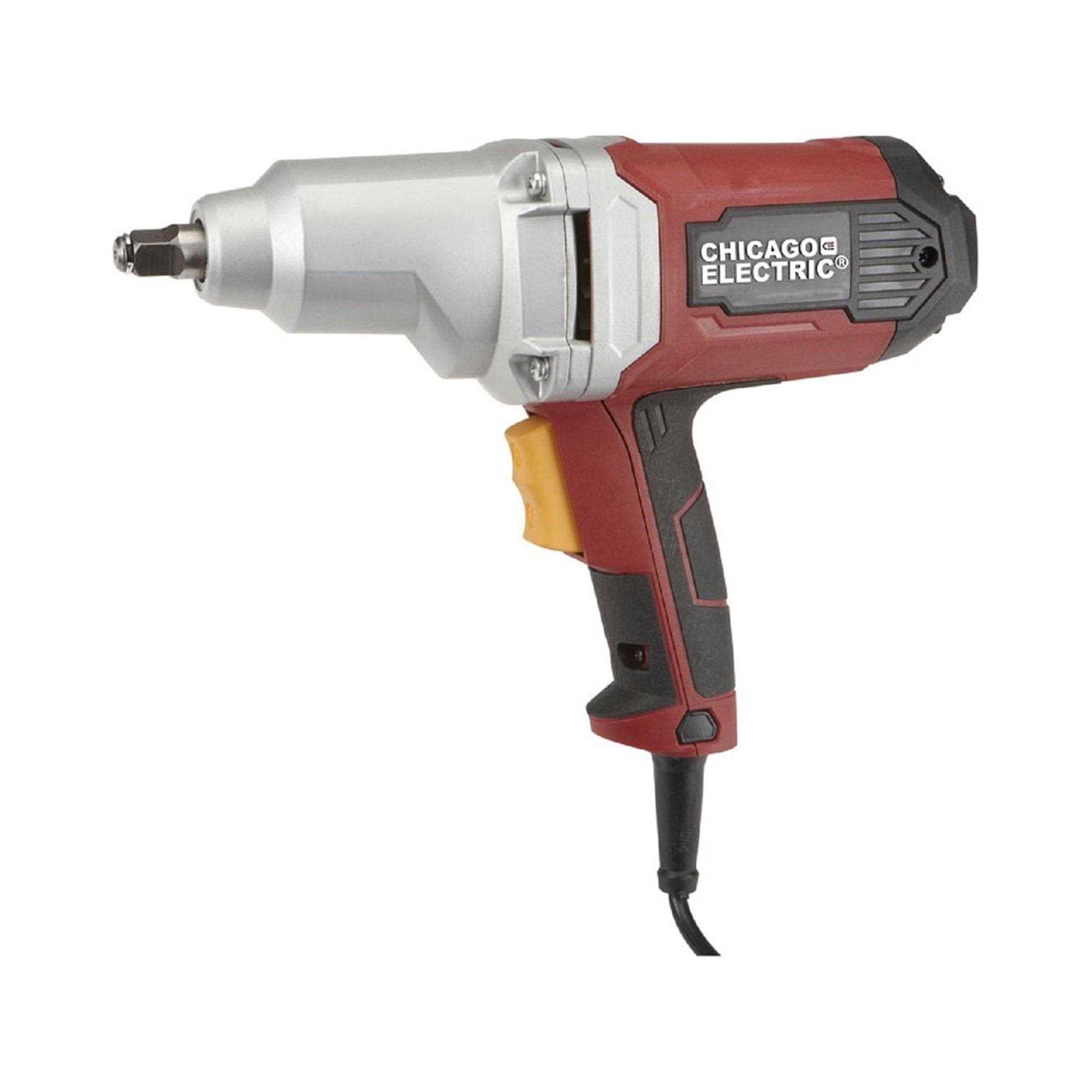 Chicago Electric New Electric 1/2 in Impact Wrench Gun Reversible Corded Removes Lug Nuts Easily - Image 3