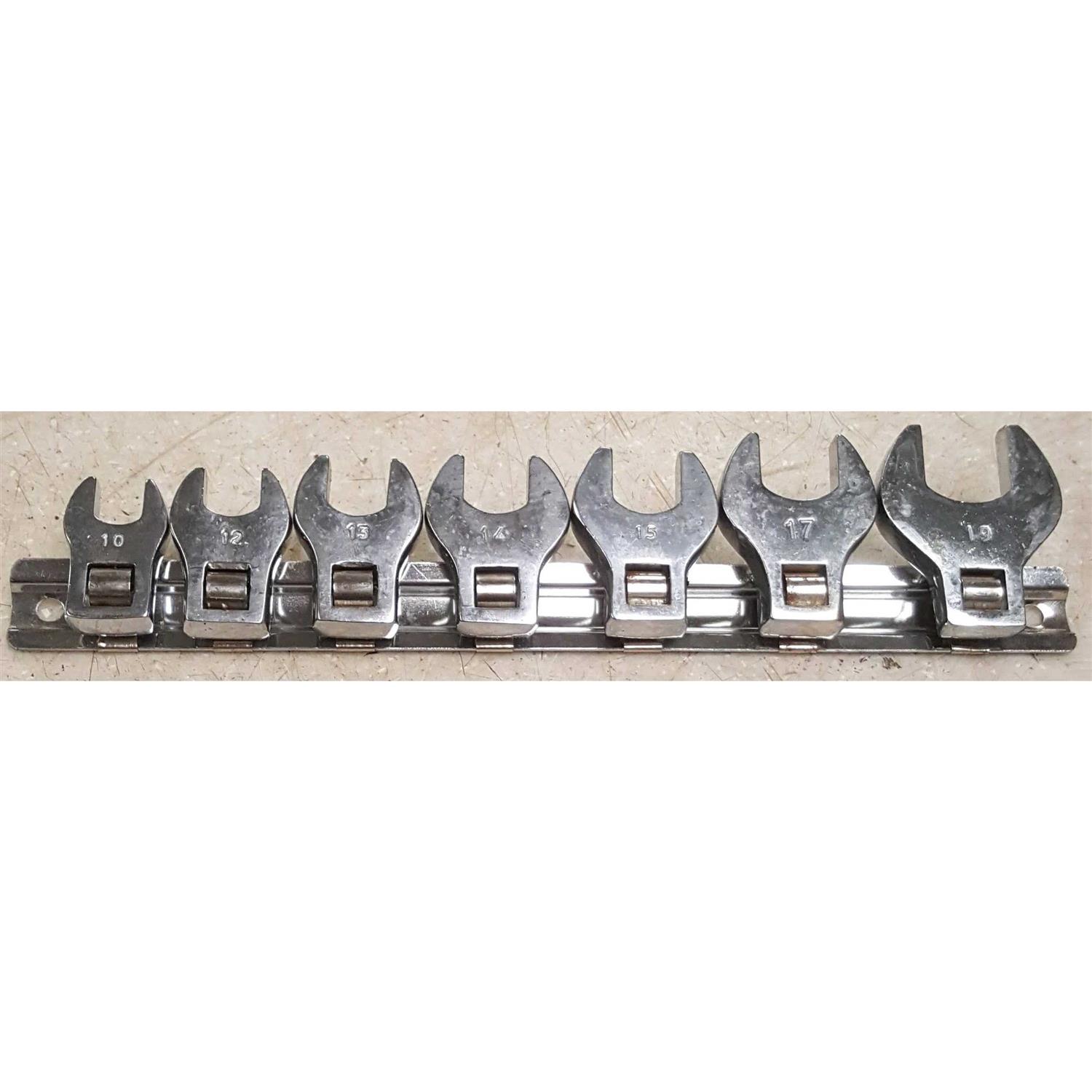 Pittsburgh 3/8 in. Drive Metric Crowfoot Wrench Set - Image 2