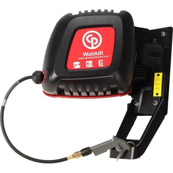 Chicago Pneumatic CP WallAIR 1.5-HP Wall-Mount Air Compressor w/ Hose Reel + Inflation Kit - Image 3