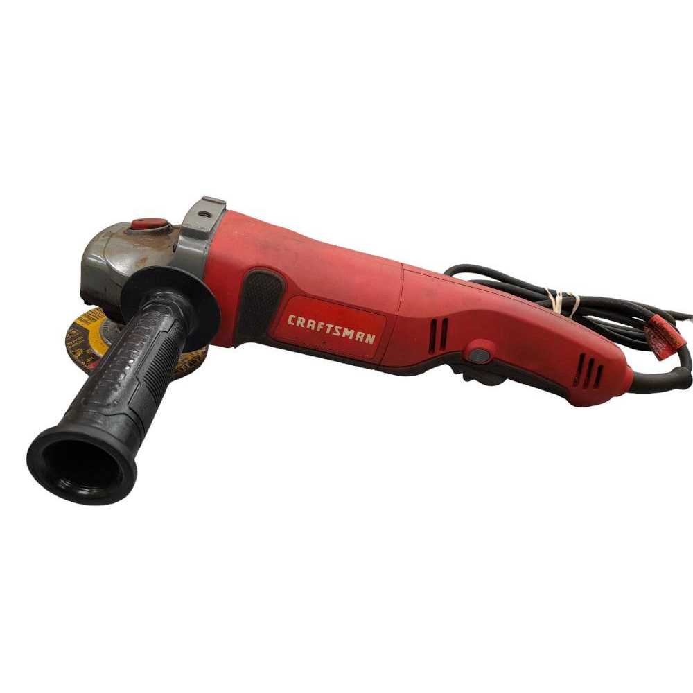 CRAFTSMAN 4.5-in 7.5 Amps Trigger Switch Corded Angle Grinder CMEG170 - Image 4