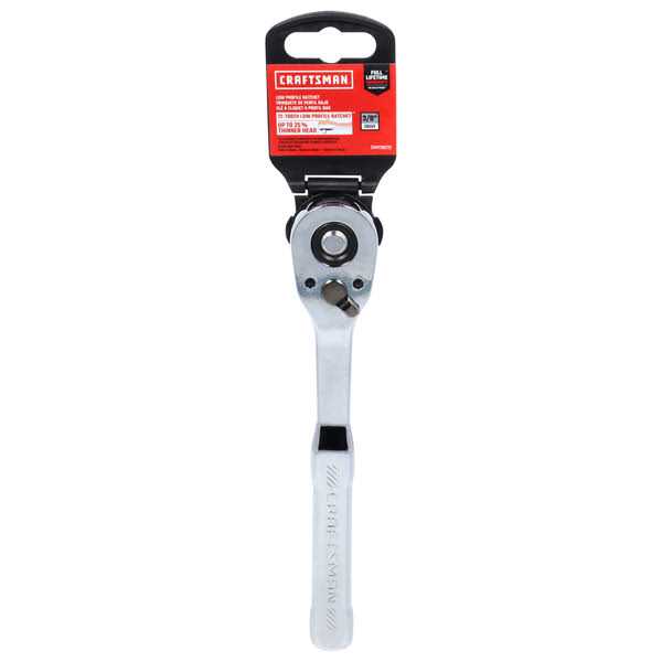 Craftsman 3/8-in Drive 72 Tooth Low Profile Ratchet - Image 4