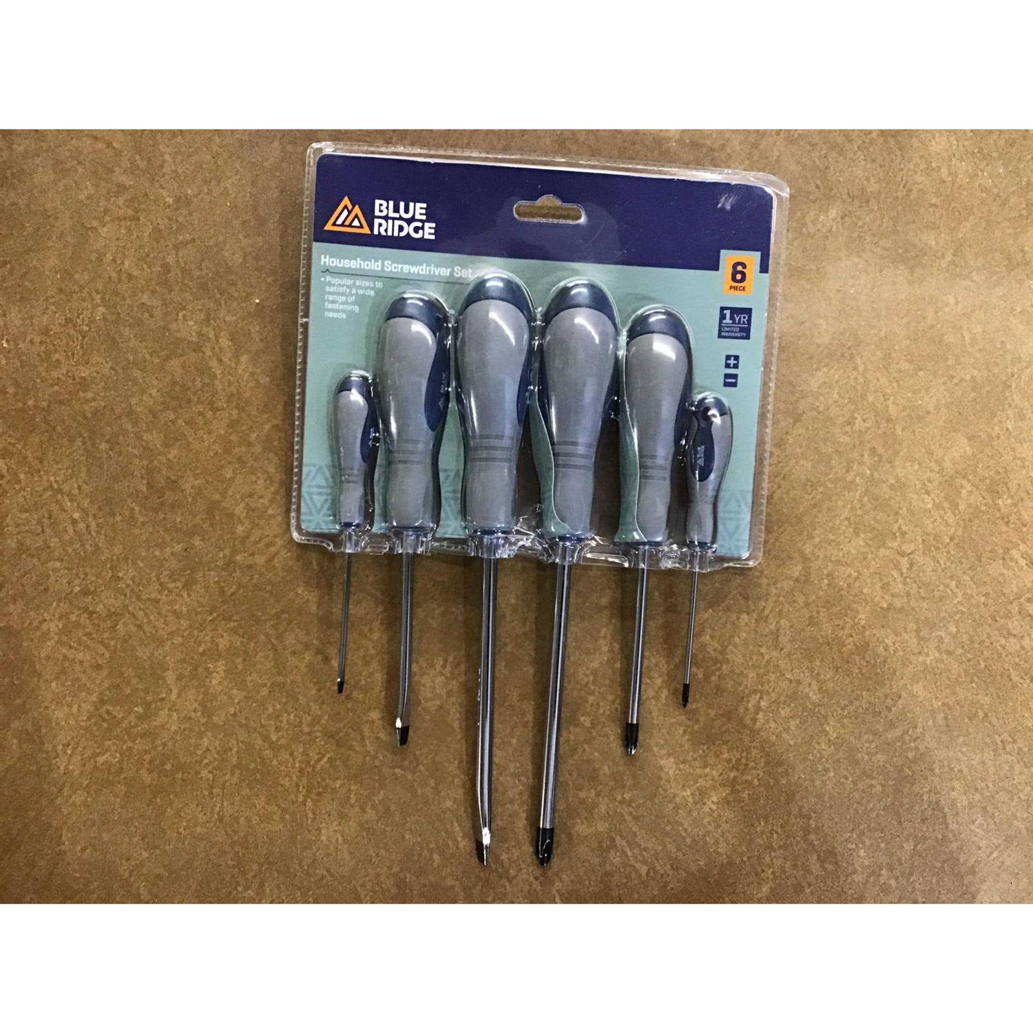 Blue Ridge Tools Blue Ridge 6pc Household Screwdriver Set Blue - Image 5