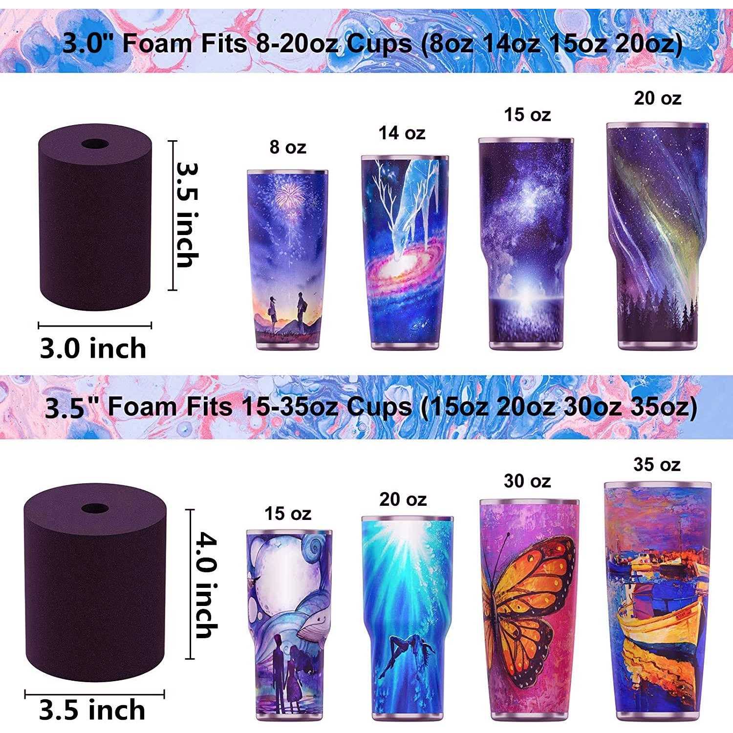 LFSUM Cup Turner for Crafts Tumbler,Tumbler Cup Spinner,Glitter Powder,Epoxy Resin kit for Tumblers for Beginners with Epoxy and Heat Gun - Image 3