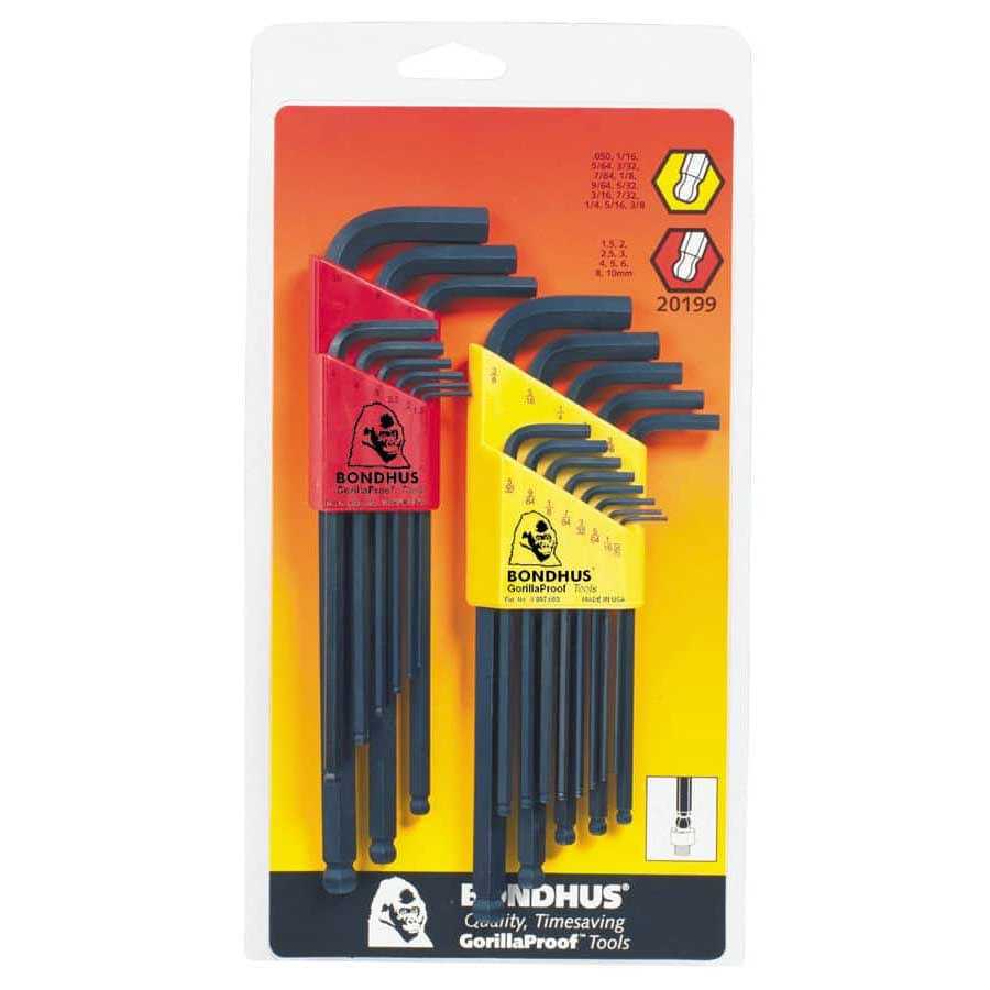 Bondhus Balldriver L-Wrench Double Pack 20199 - Image 2