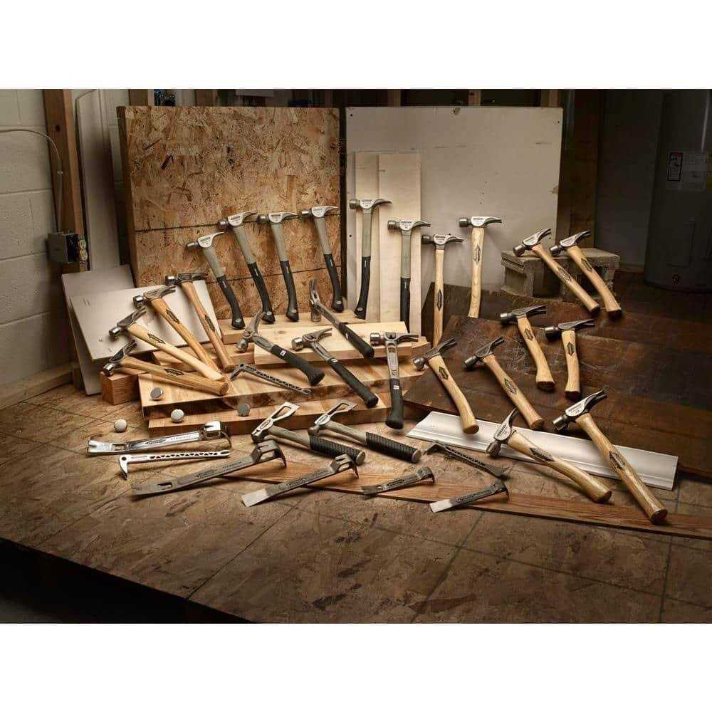 Stiletto TBM14RSC 14 oz TiBone MINI Smooth Face Hammer Curved 16 Titanium Handle - Image 4