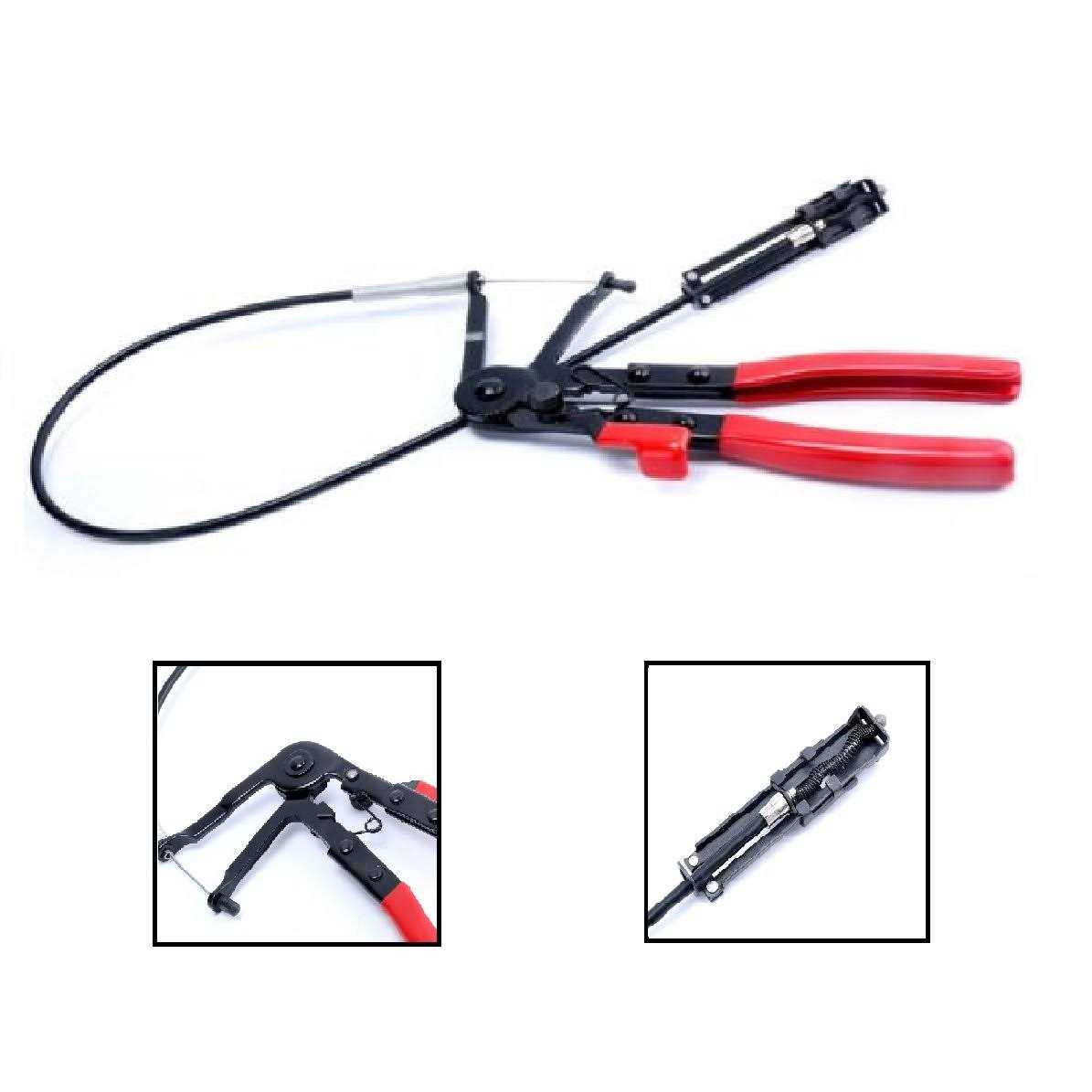24 Flexible Hose Clamp Pliers Locking Tool Fuel Oil Water 2FT Long Reach - Image 3