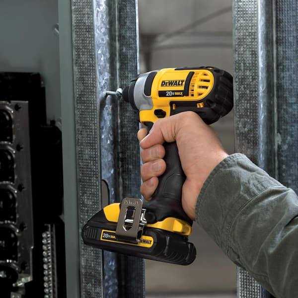Dewalt 20-Volt Max Cordless Drill/Impact Combo Kit with 20-Volt 1.3Ah Batteries - Image 3