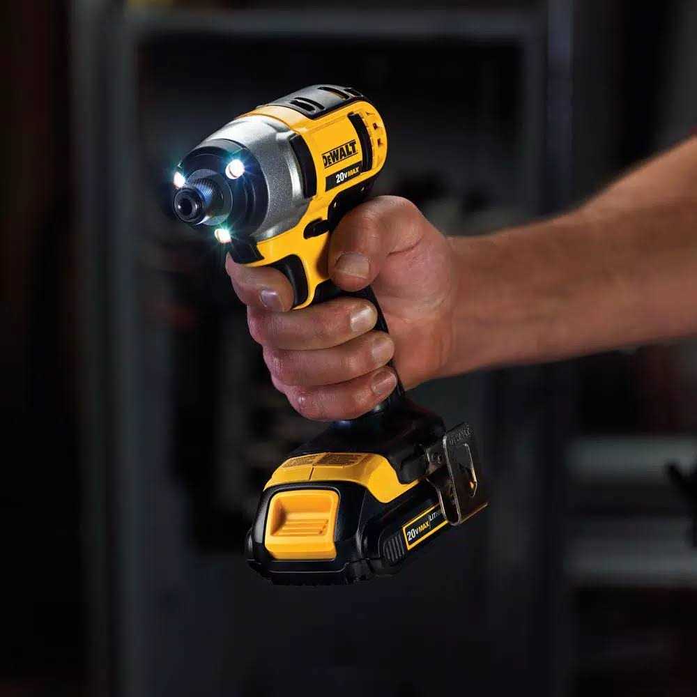 Dewalt 20-Volt Max Cordless Drill/Impact Combo Kit with 20-Volt 1.3Ah Batteries - Image 5