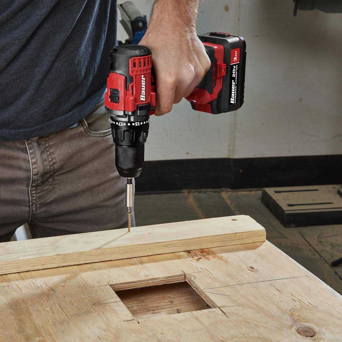 Bauer 20V Cordless 1/2 in. Drill/Driver Kit - Image 4