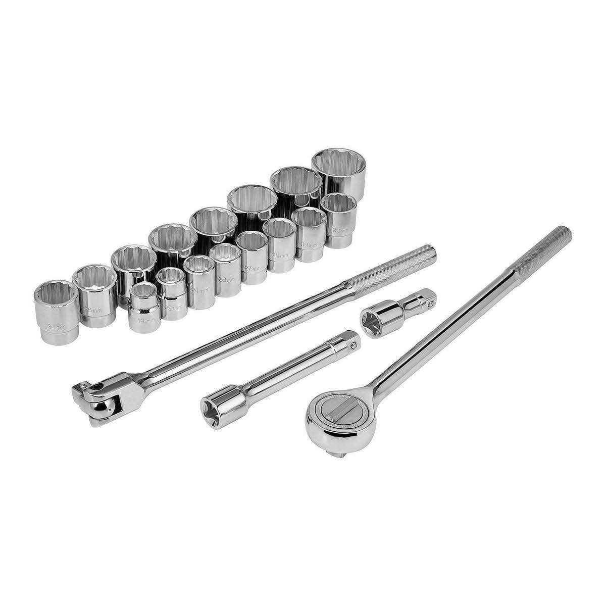 Pittsburgh 20 Piece Jumbo Socket Set - Image 4