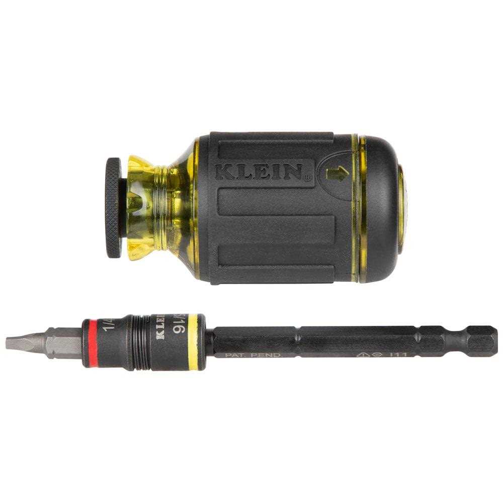 Klein Tools 12-in-1 Impact Rated Stubby Driver Set with Flip Sockets 32308HD - Image 2
