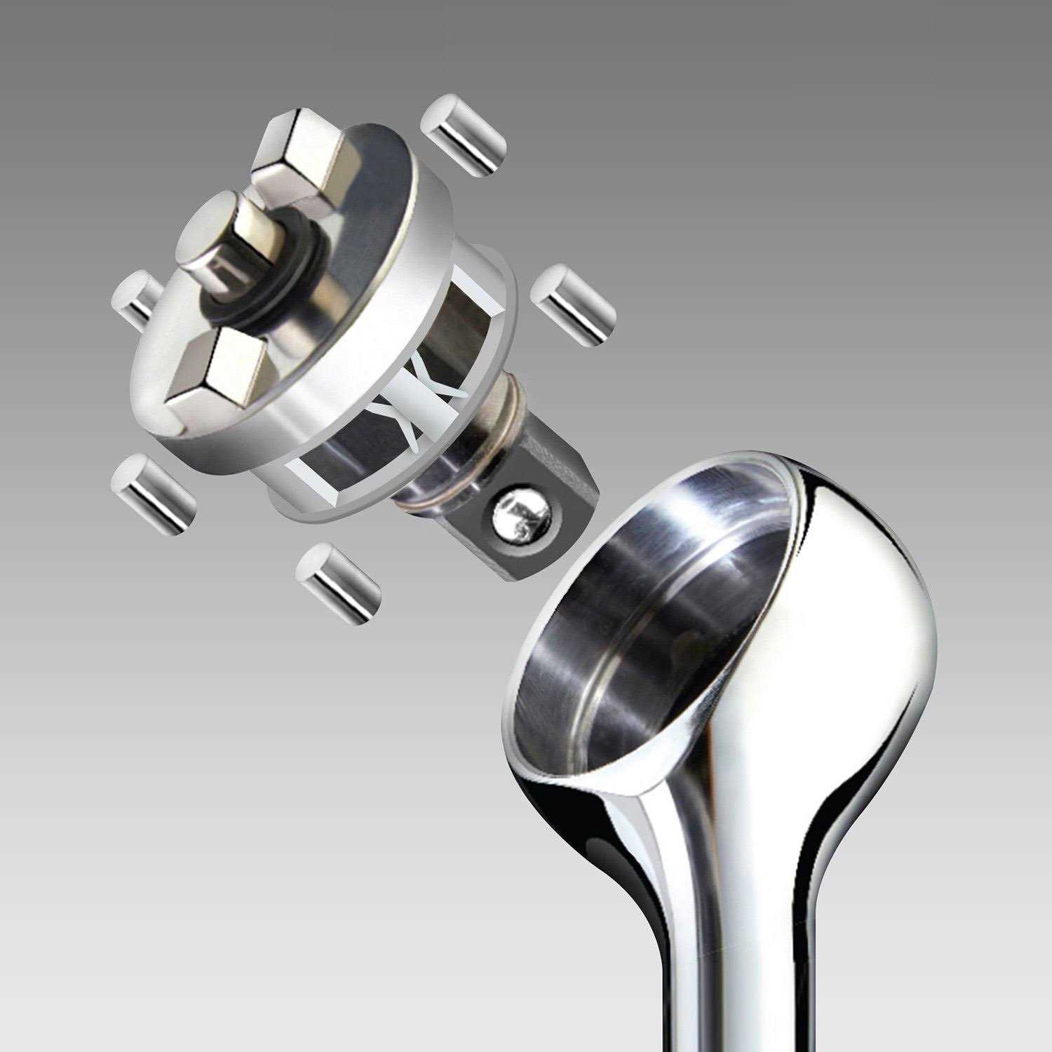 Zero Degree 1/4 Drive Gearless Ratchet with Socket Quick Release 38150 - Image 3