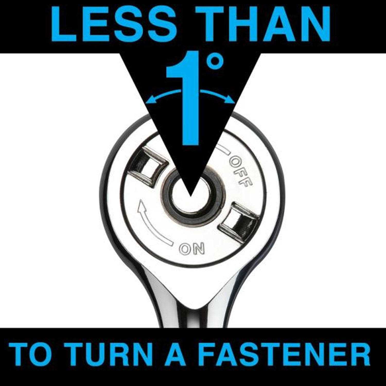 Zero Degree 1/4 Drive Gearless Ratchet with Socket Quick Release 38150 - Image 4