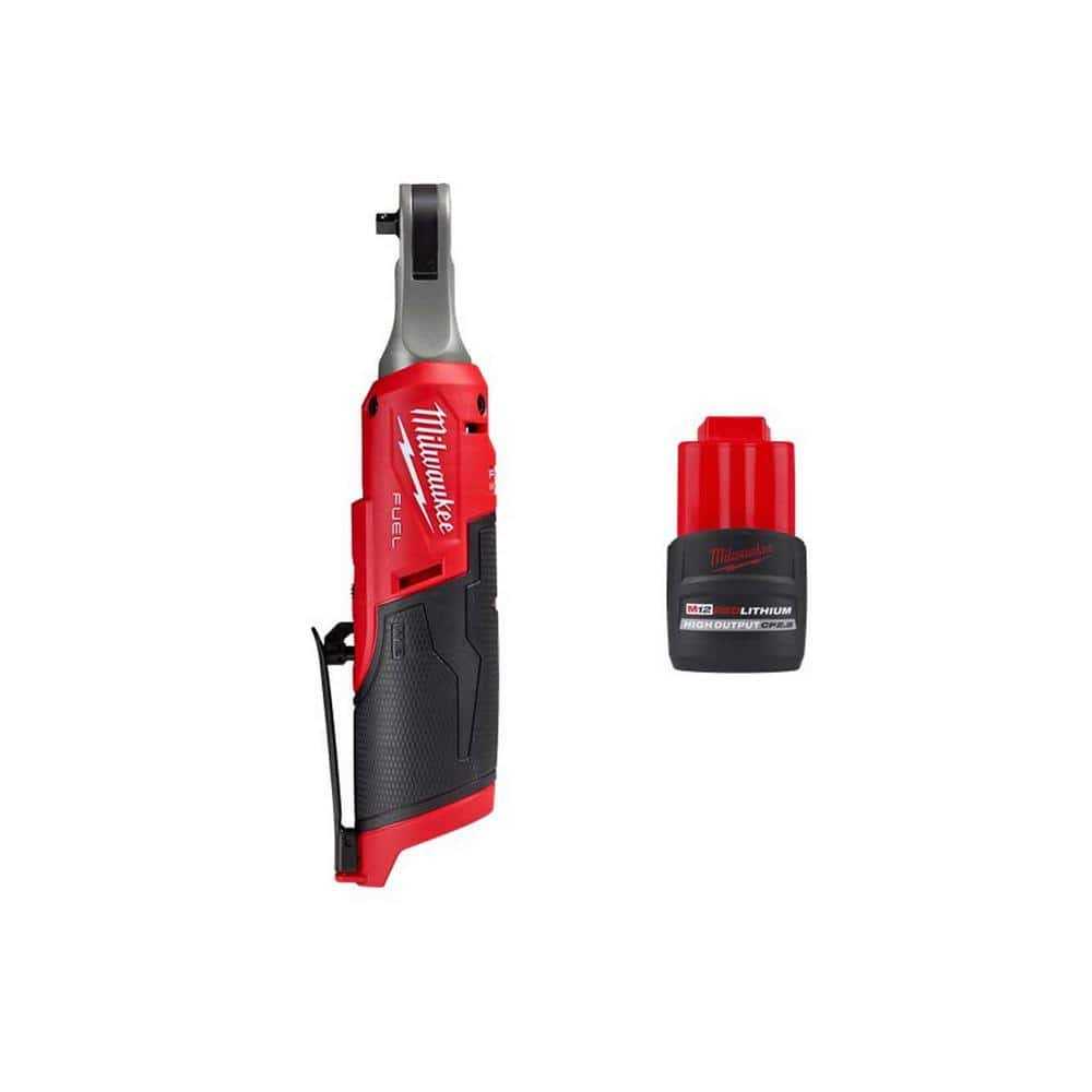 Milwaukee M12 FUEL 12V Lithium-Ion Brushless Cordless High Speed 1/4 in. Ratchet High