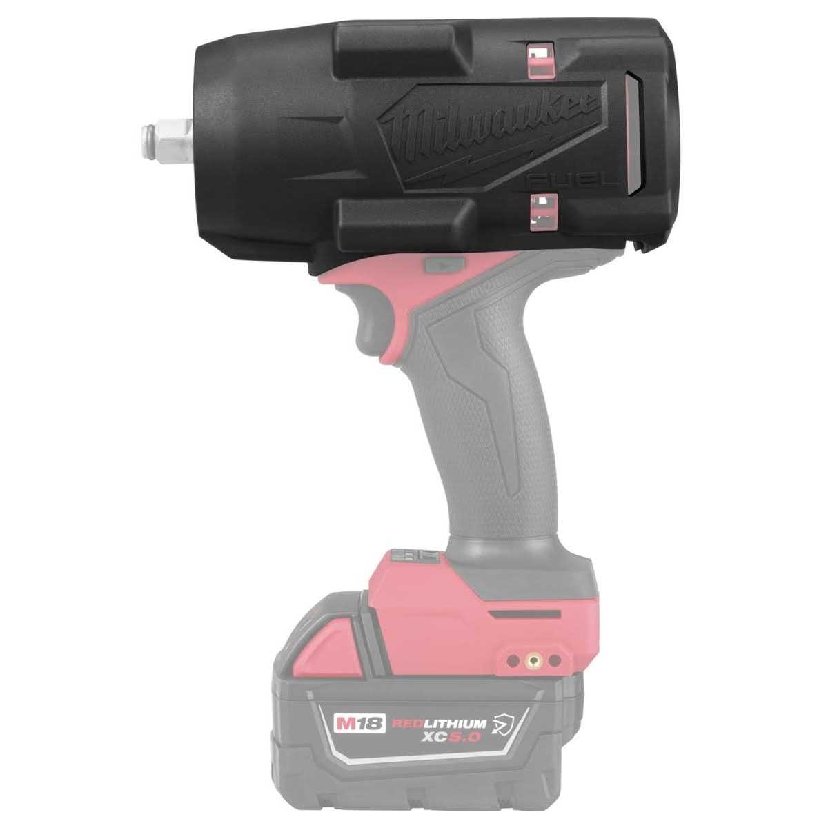 Milwaukee 49-16-2967 M18 FUEL 1/2 High Torque Impact Wrench w/ Friction Ring Protective Boot