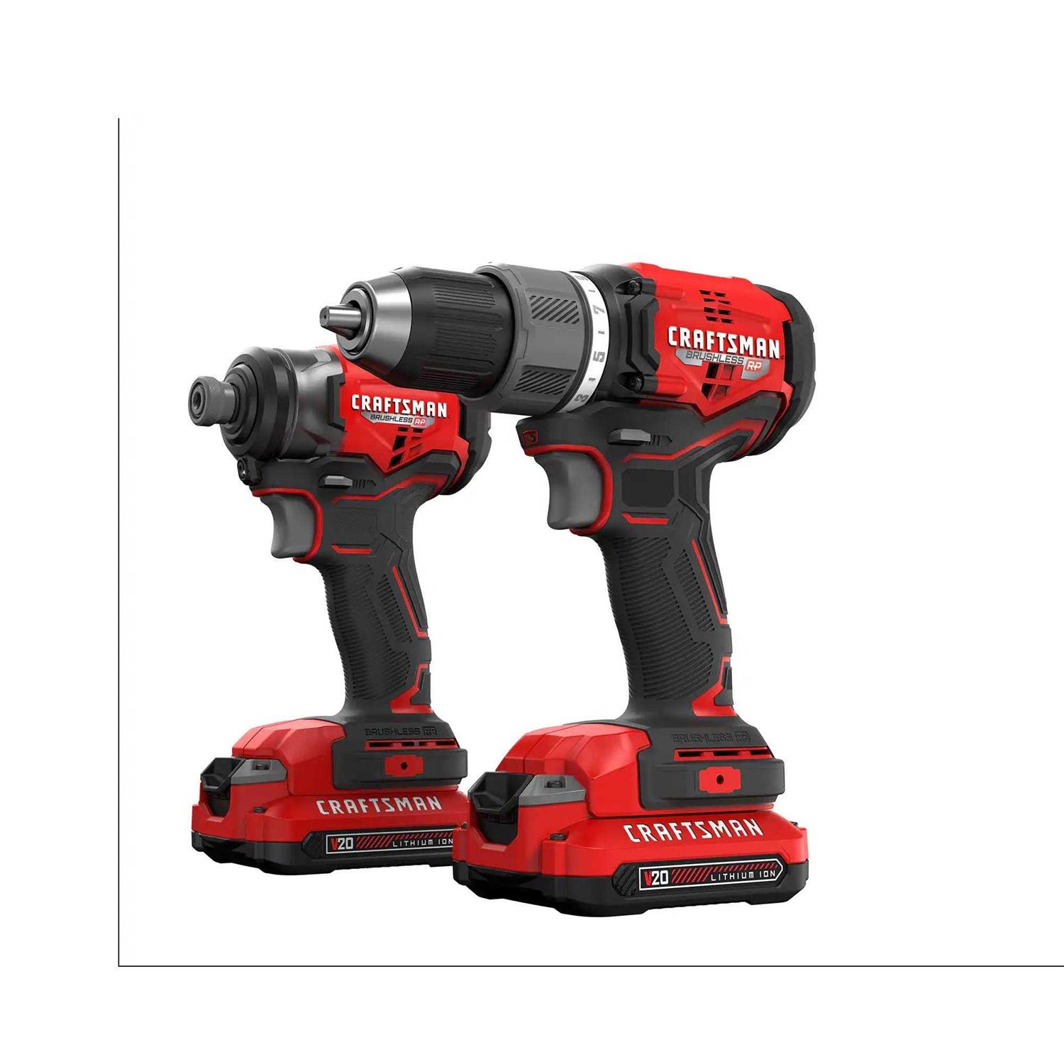 Craftsman V20 Brushless RP Cordless 2 Tool Combo Kit
