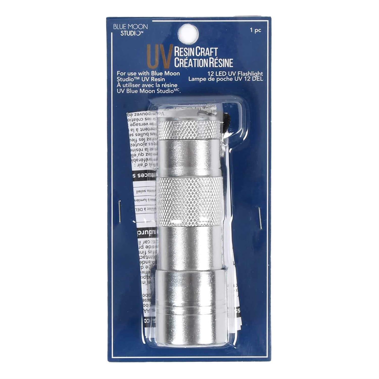 Blue Moon Studio UV Resin Craft 12 LED UV Flashlight