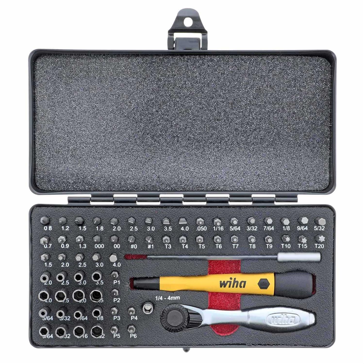 Wiha Master Tech 75965 65-Piece Ratchet Bit Set