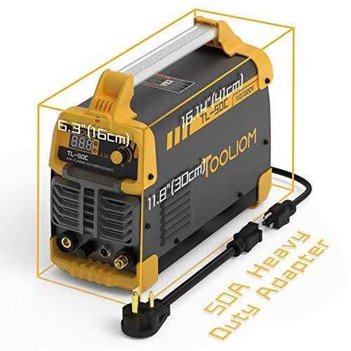 TOOLIOM 50A Non-Touch Pilot Arc Air Plasma Cutter Dual Voltage 110v/220v Igbt Inverter Metal Cutting Machine 1/2 Clean Cut - Image 3