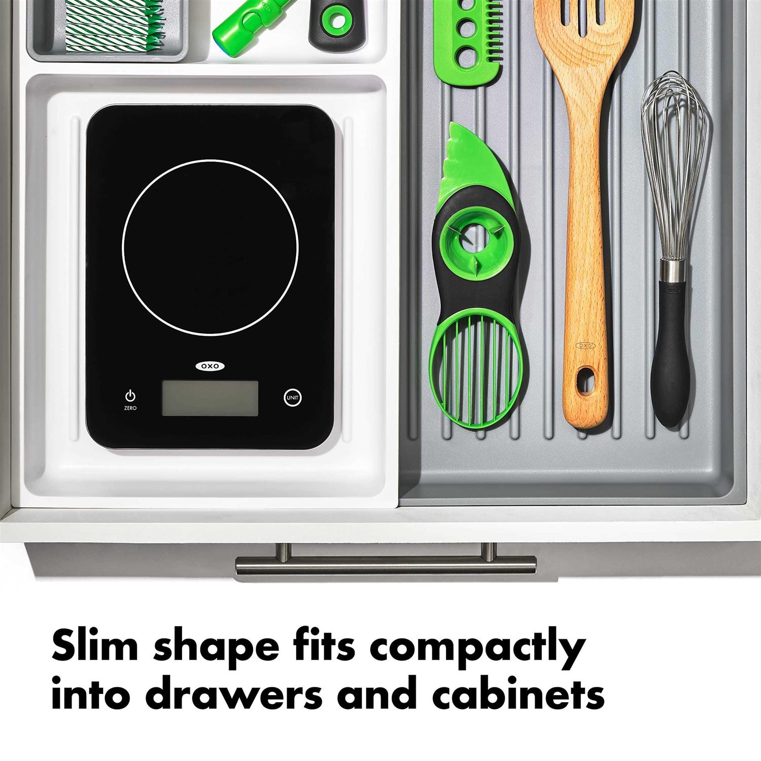 OXO Good Grips Everyday Glass Food Scale - Image 2