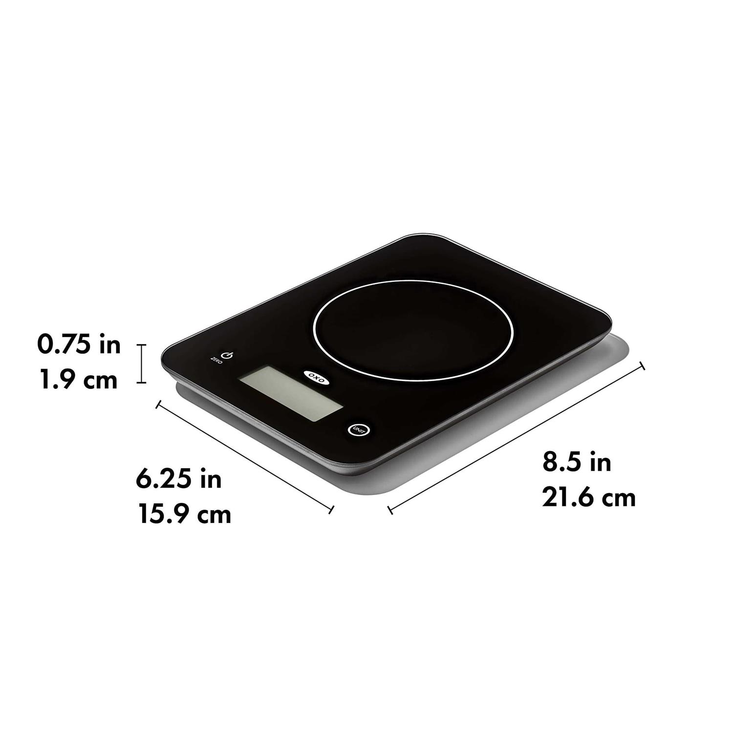OXO Good Grips Everyday Glass Food Scale - Image 3