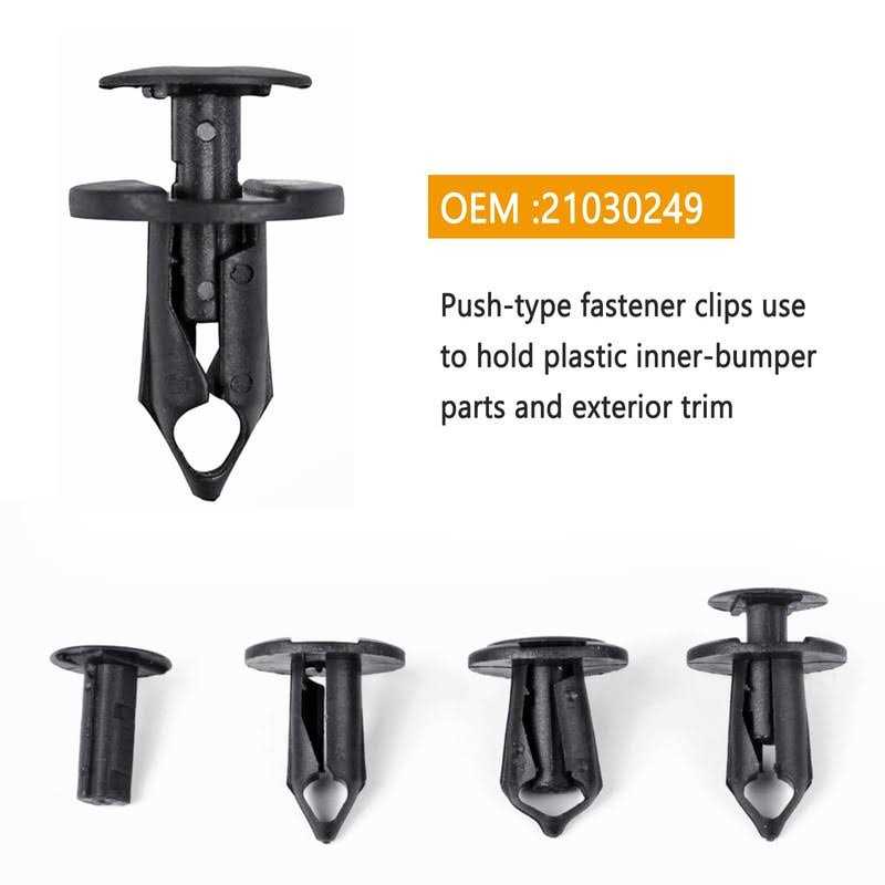 UNIGT 3 in 1 GM A20991 Fender Liner Clips Compatible with 11589292 Bumper Fastener Rivet 21030249 Door Trim Panel 1605396/1595864 GMC Trucks Buick - Image 3