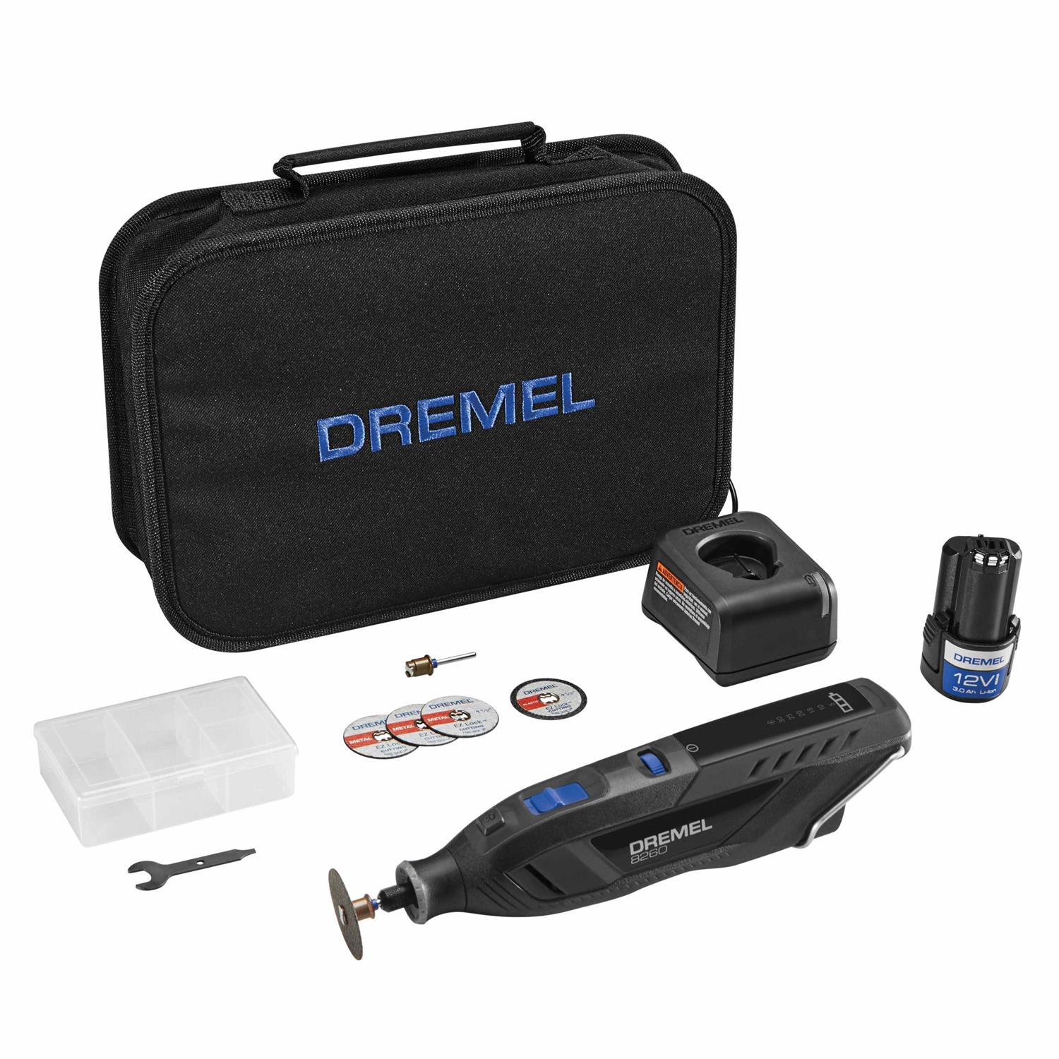 Dremel 8260-5 12V Cordless Brushless & Connected Rotary Tool Kit