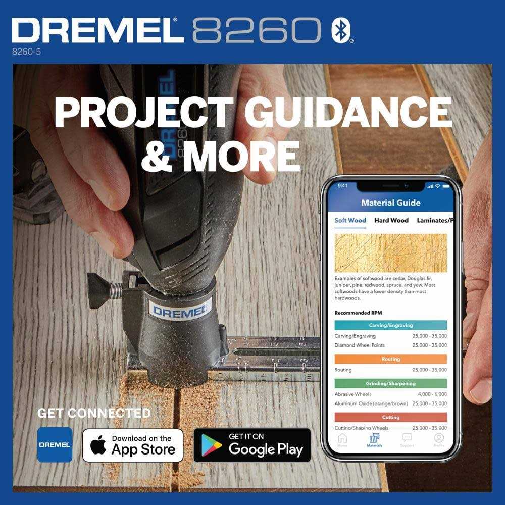 Dremel 8260-5 12V Cordless Brushless & Connected Rotary Tool Kit - Image 5