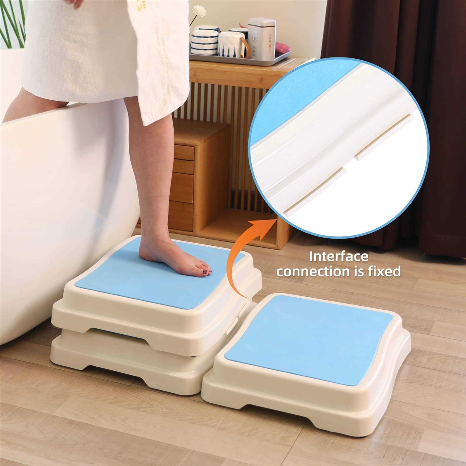 Wefaner Bath Step Stool Safety Non Slip Step - Image 5