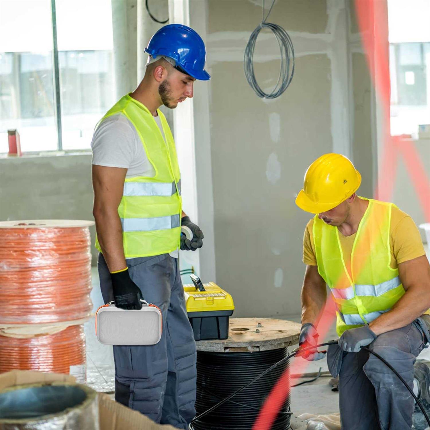 Case Compatible with Klein Tools ET310 AC Circuit Breaker Finder & 80041 Outlet Repair Tool Kit & Rt250 GFCI Receptacle Tester. Electrical Tools - Image 3