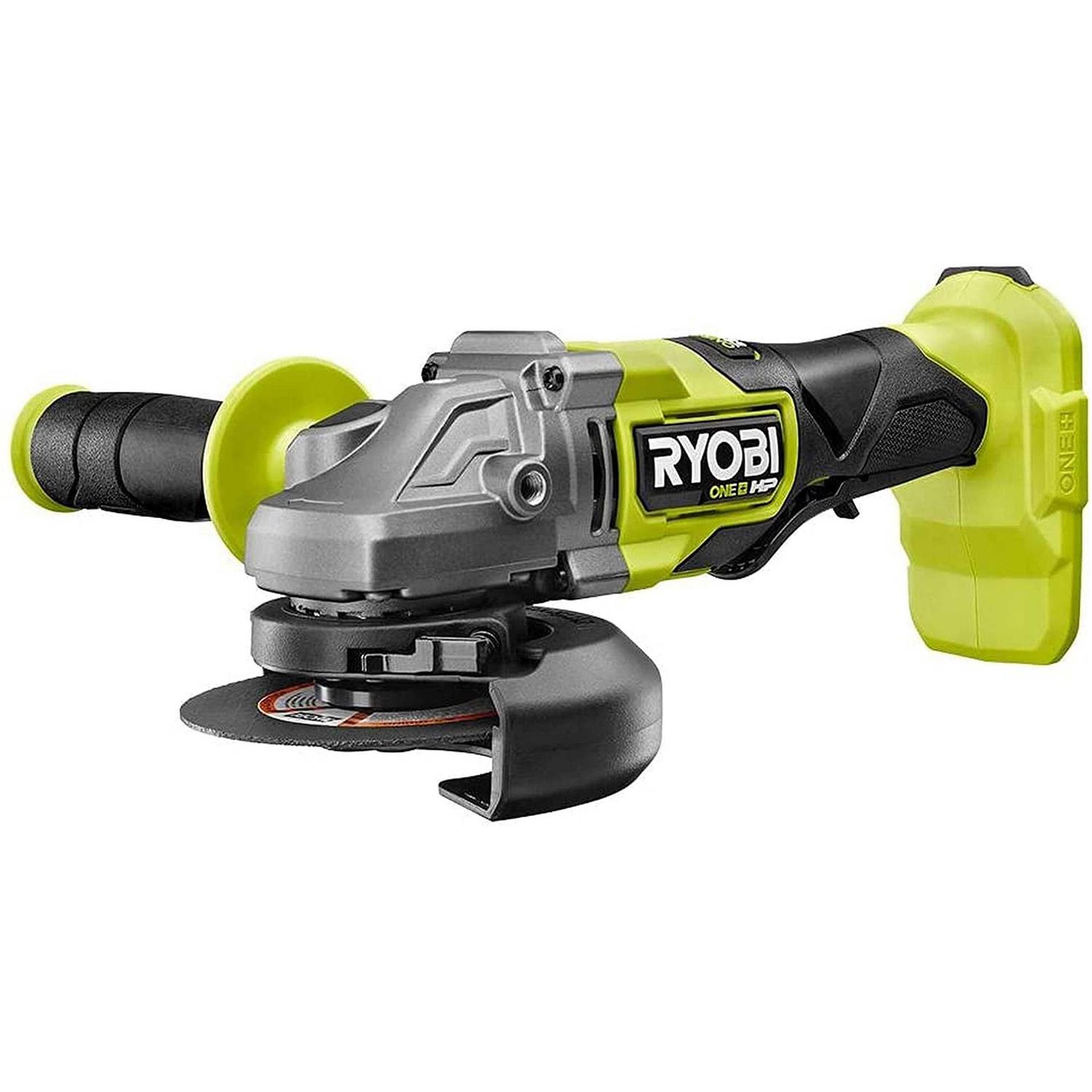 Ryobi One+ HP 18V Brushless Cordless 4-1/2 in. Angle Grinder