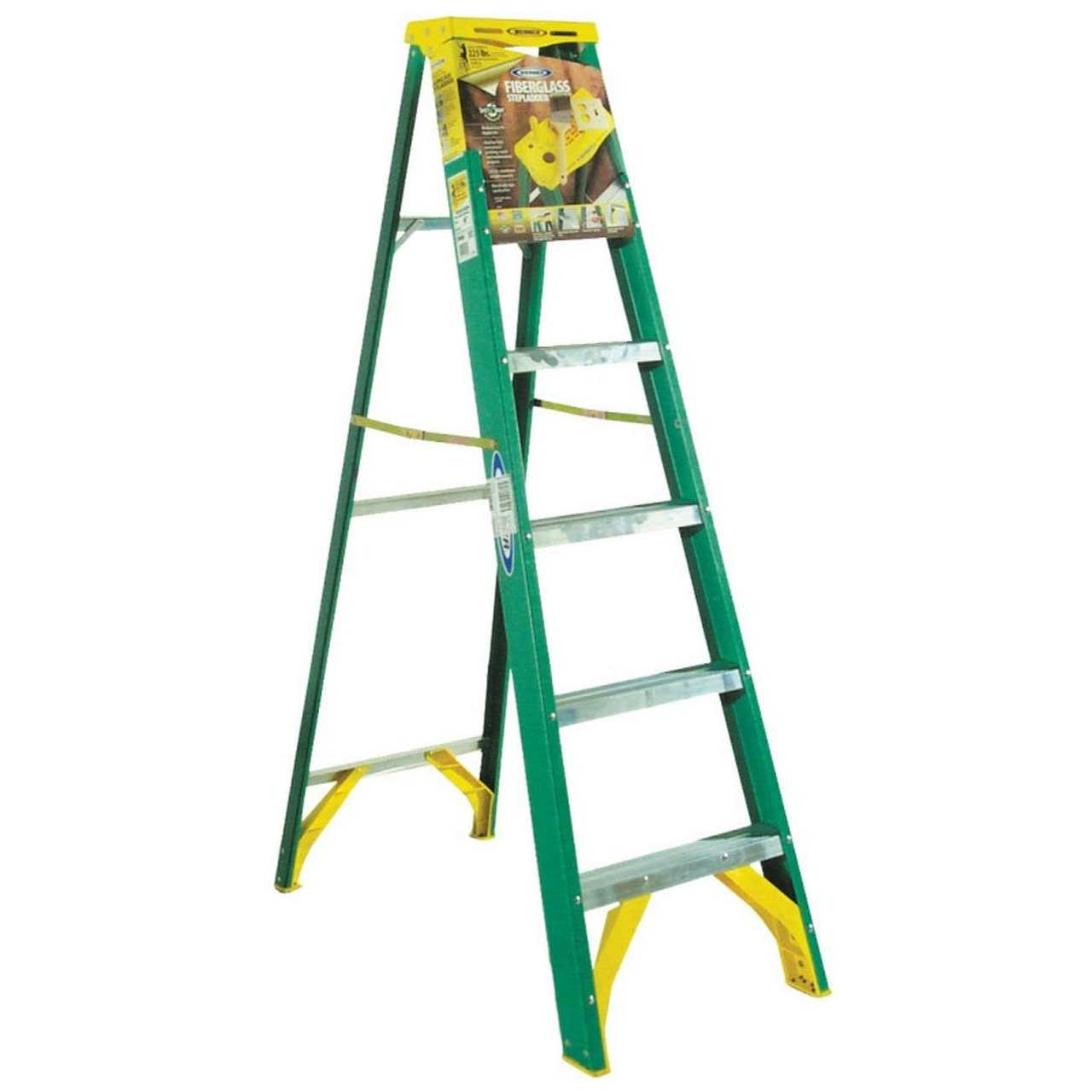 Werner 5906 6' Type II Fiberglass Step Ladder